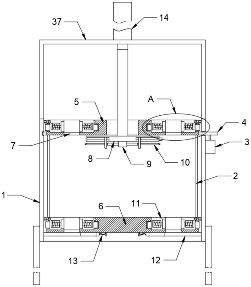 Bar grooving treatment device for building material processing