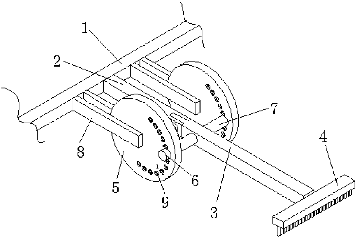 Galling mechanism for improving roughness of track plate