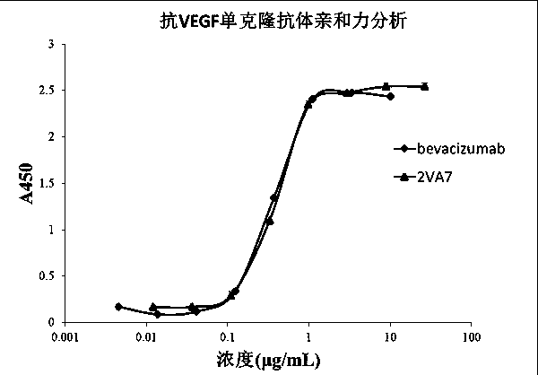 Anti-VEGF monoclonal antibody and preparation method and application thereof