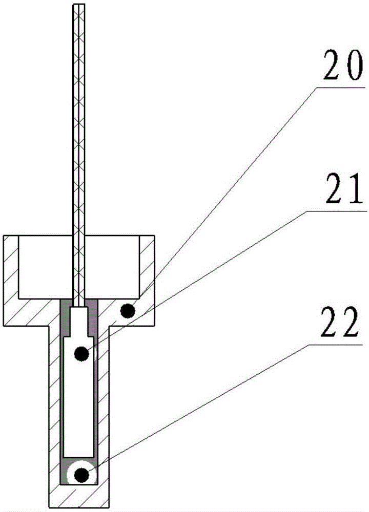 Capacitance type temperature compensation oil level measurement sensor