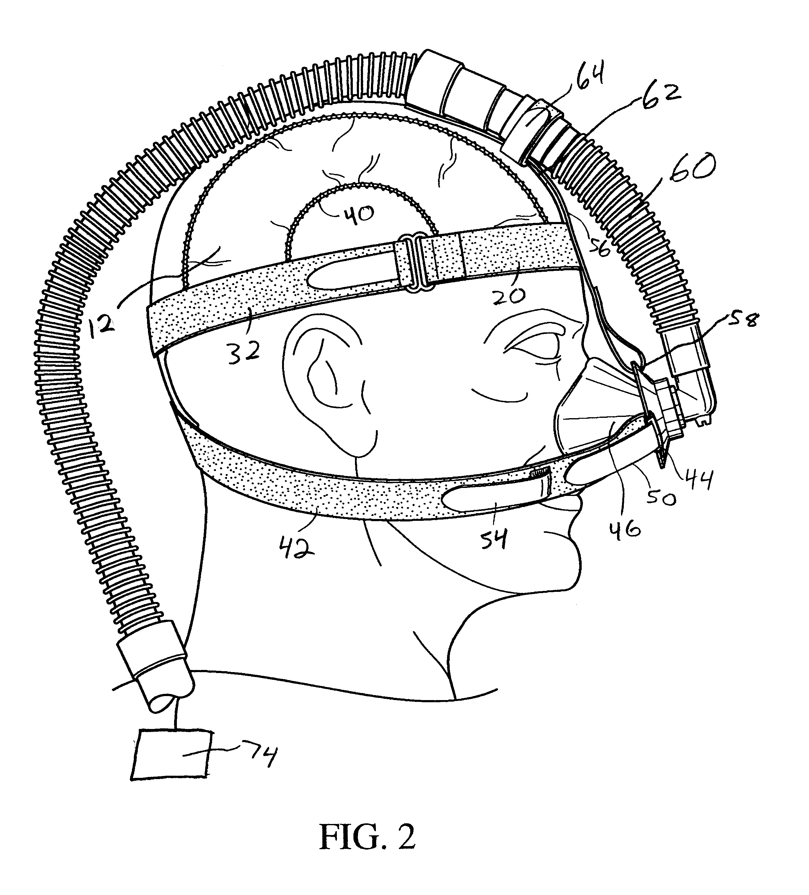 Universal fitting headgear