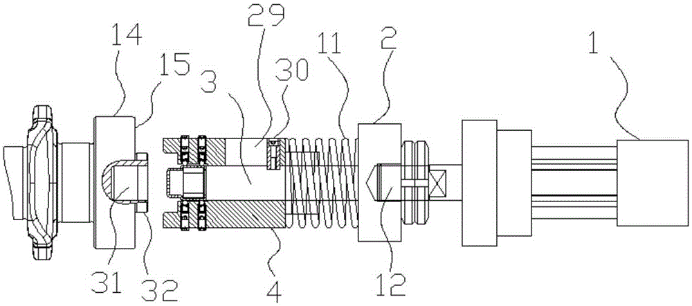 Press-fitting device for a stepped type needle roller bearing without inner ring