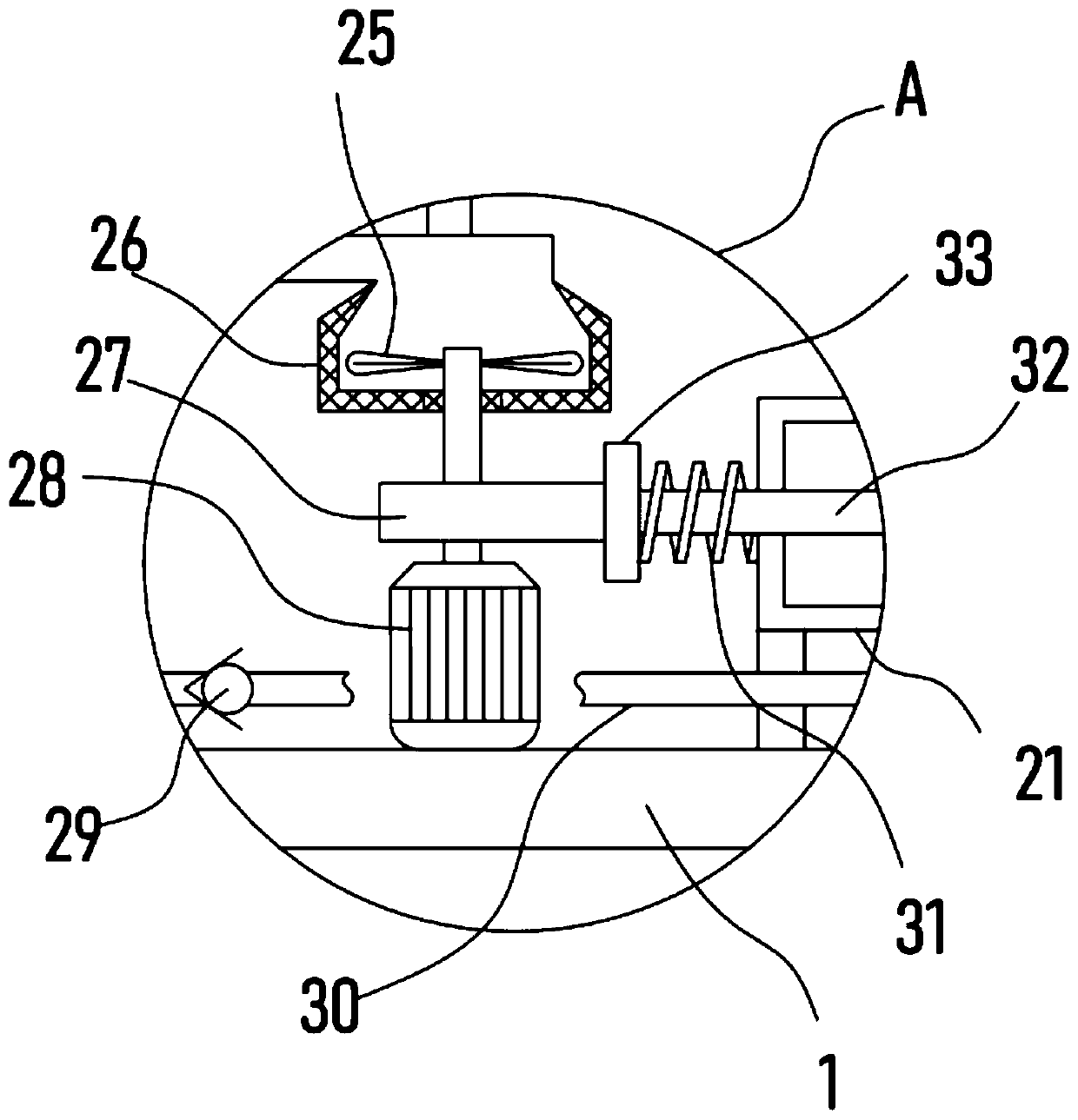 Two-way convection water-cooling heat dissipation type electrical cabinet