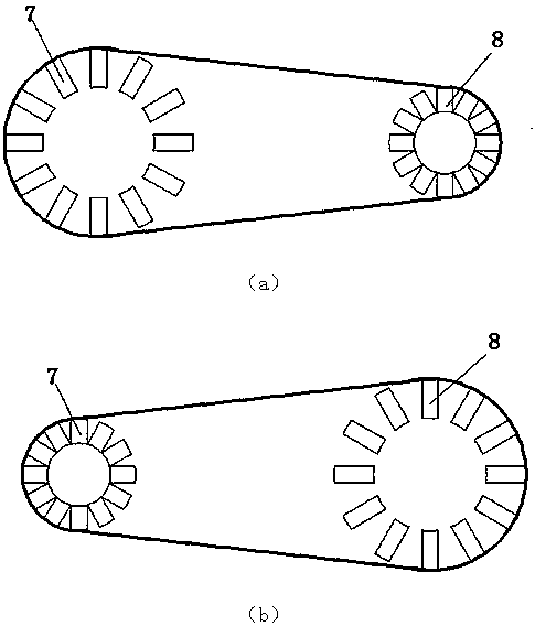 Chuck type stepless speed changing mechanism