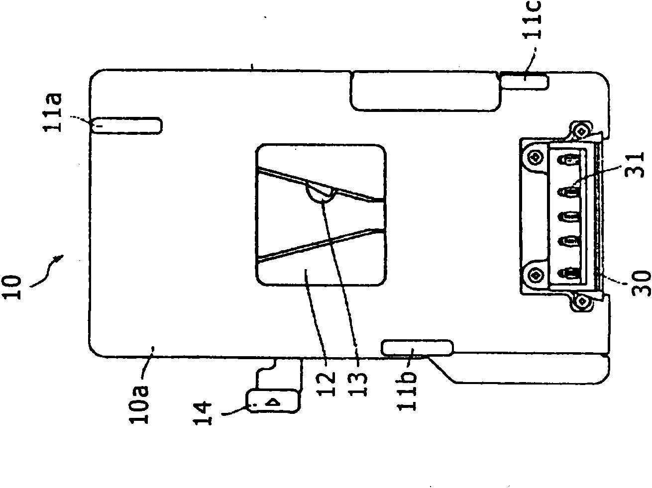 Female connector structure, male connector structure, battery, adapter and electric device