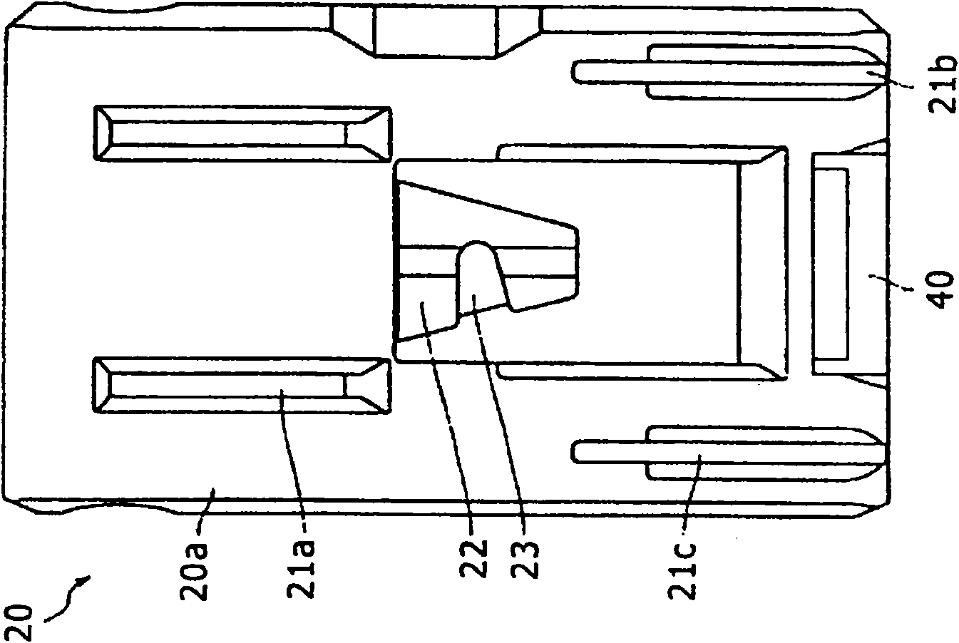 Female connector structure, male connector structure, battery, adapter and electric device