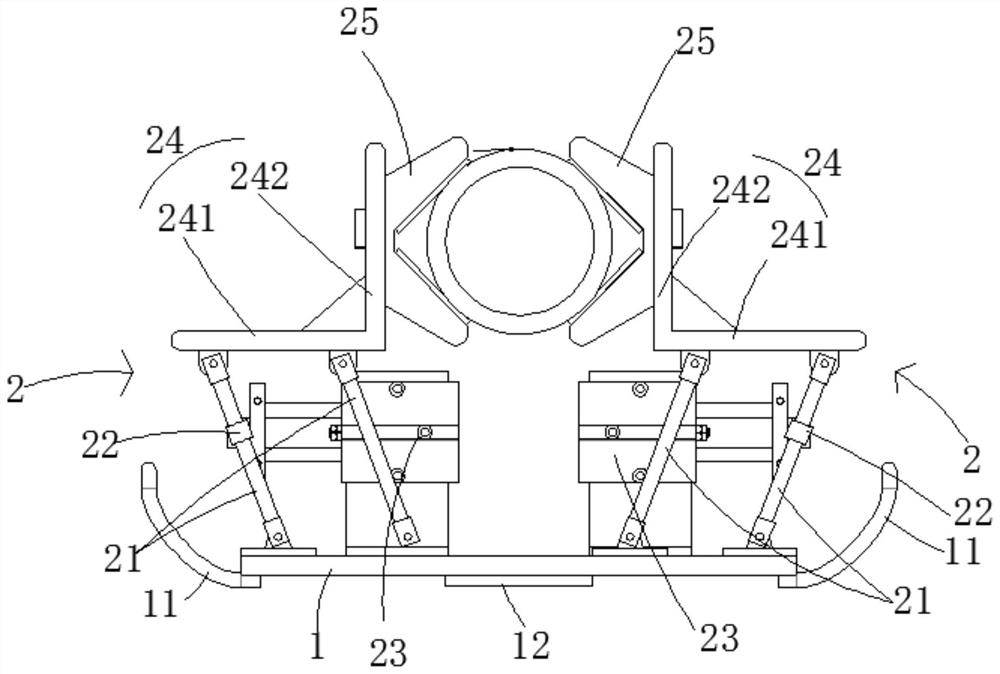 Cylinder clamping device with force sensing capability