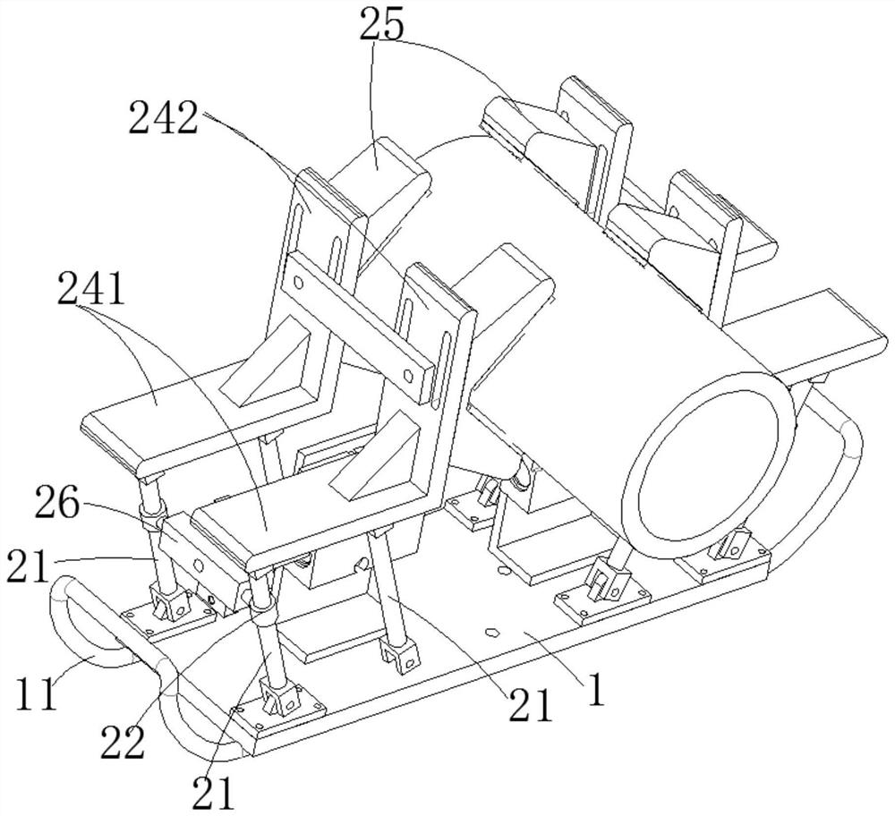 Cylinder clamping device with force sensing capability