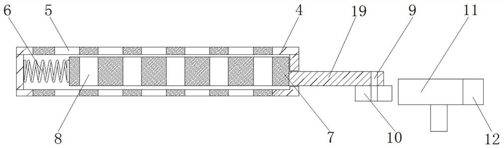 An automatic sorting device for plastic recycling and degradation