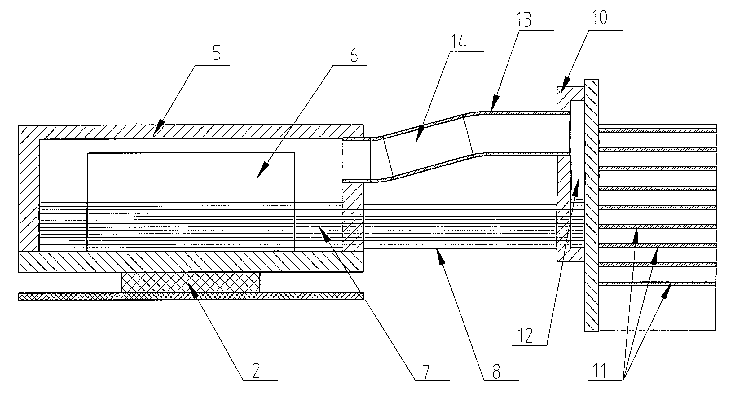 Low-profile thermosyphon-based cooling system for computers and other electronic devices