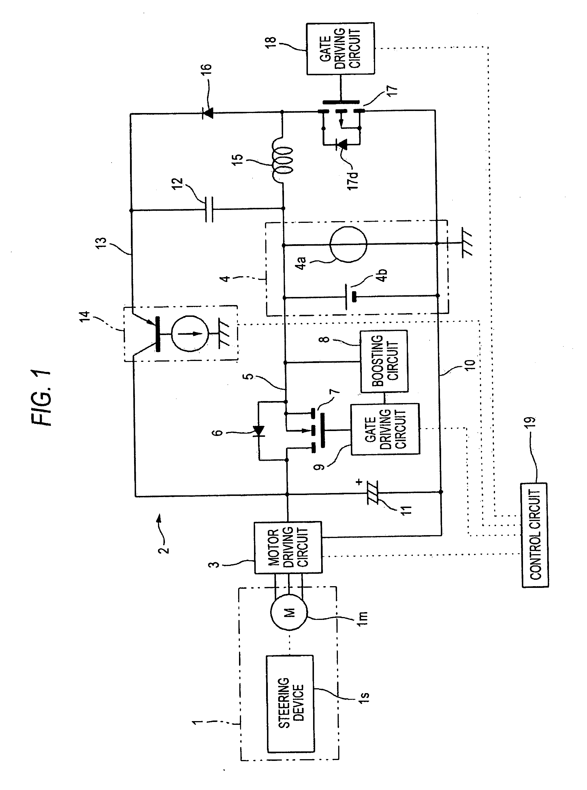 Motor controller of electric power steering device