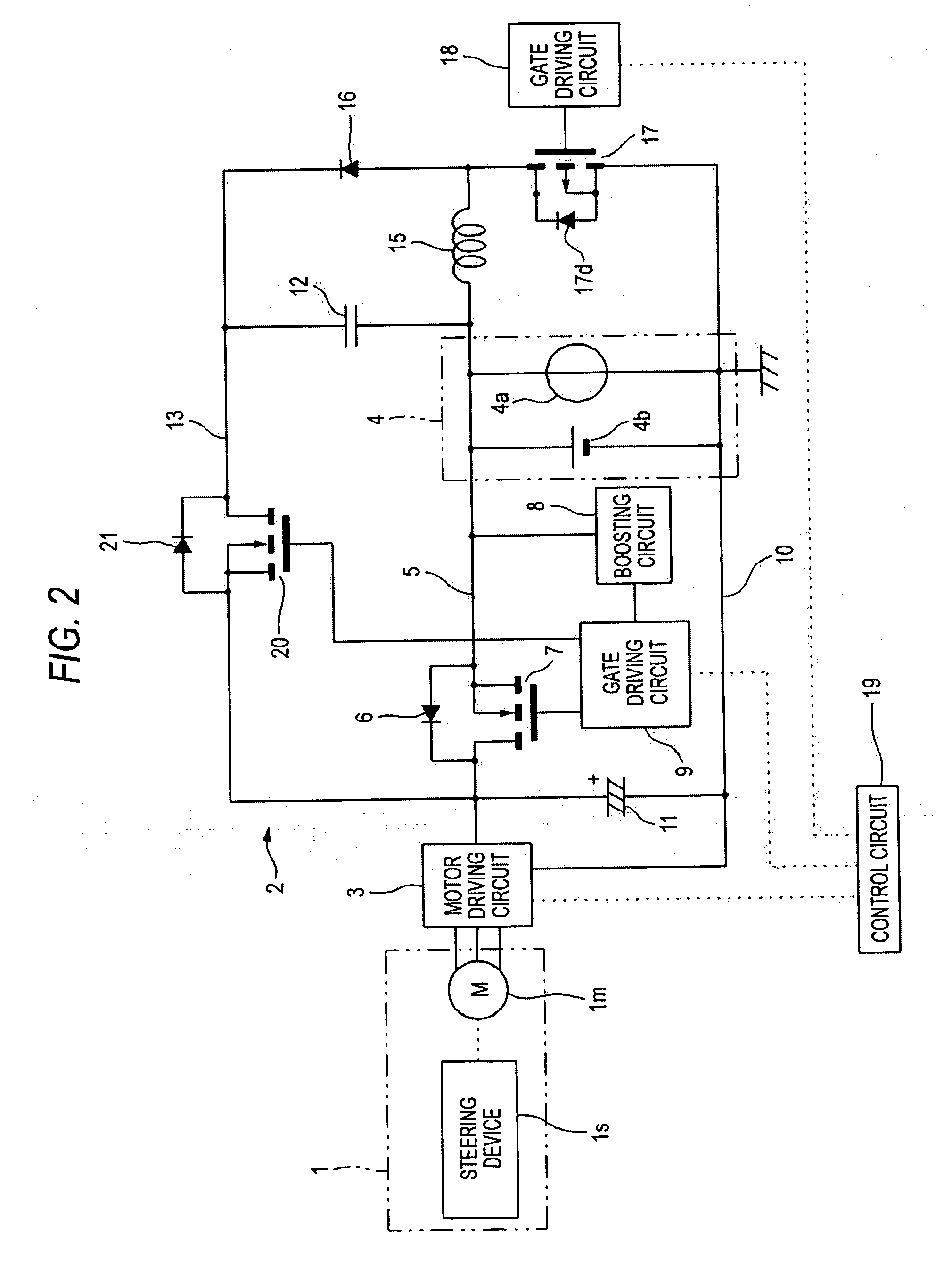 Motor controller of electric power steering device