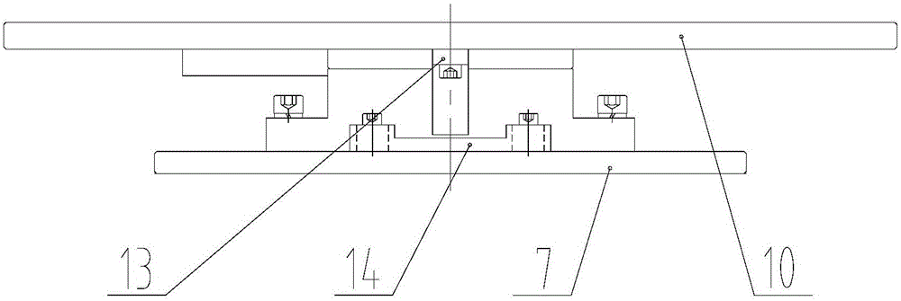 Torsional pendulum type rotary inertia measuring device and method of air-floatation bearing support platform