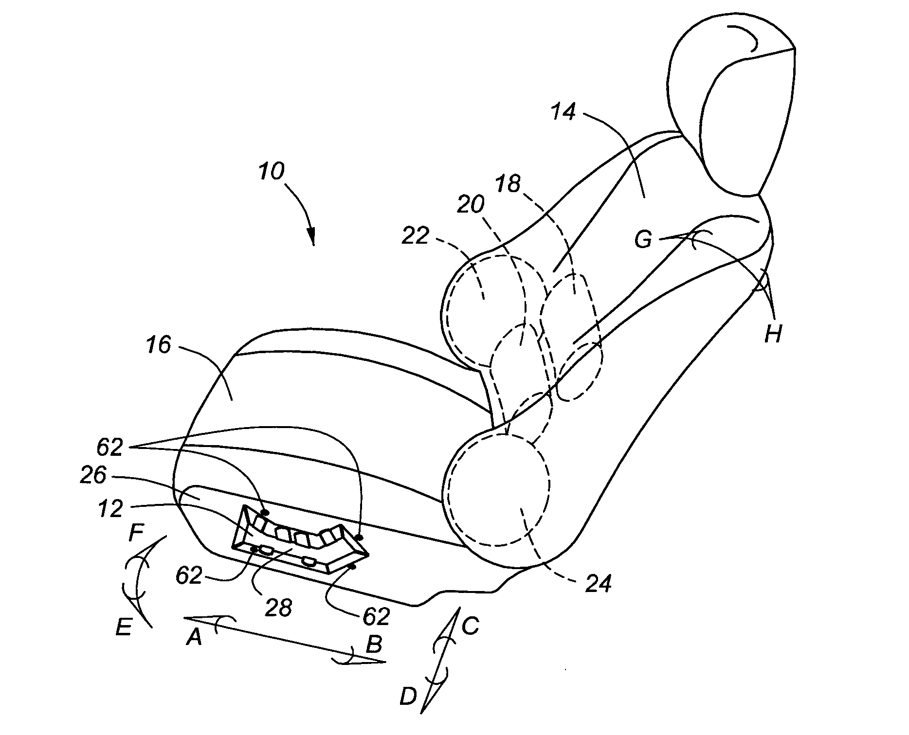 Contactless intuitive seat adjuster control