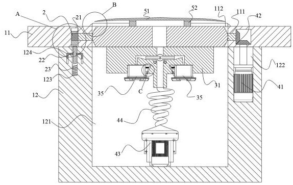 Floor socket with electrical modular replacement function