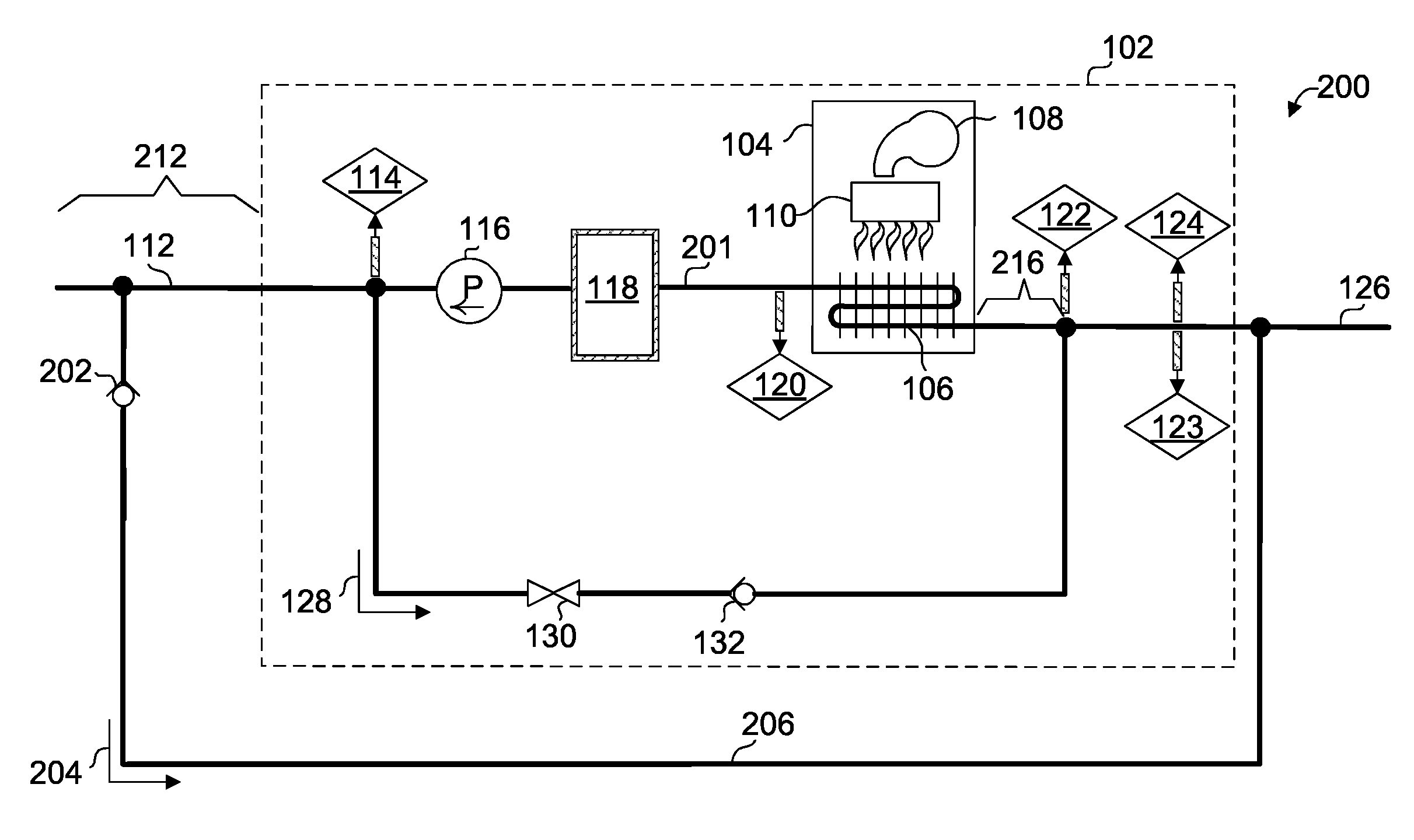 Hot water system configuration, descaling and heating methods therefore