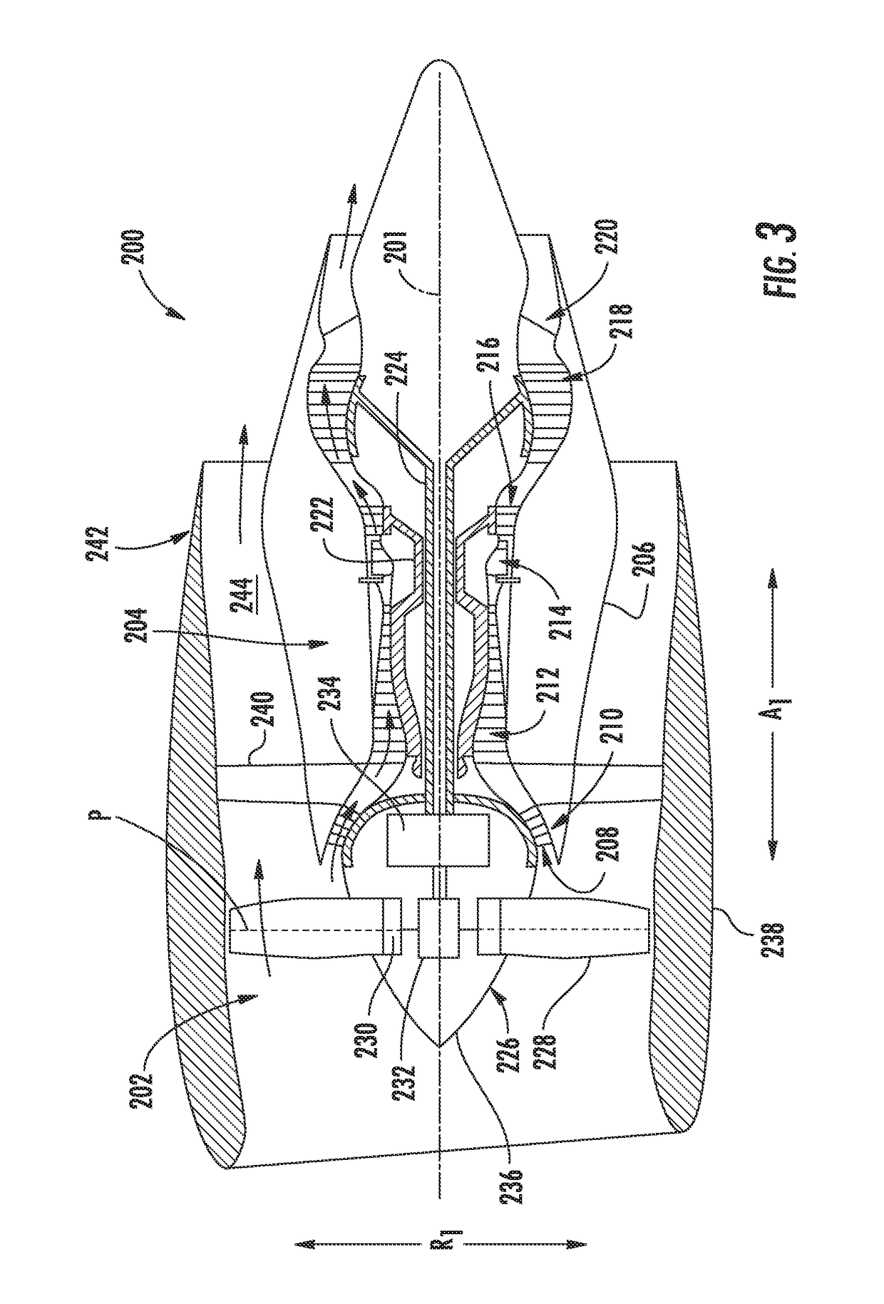 Propulsion engine for an aircraft