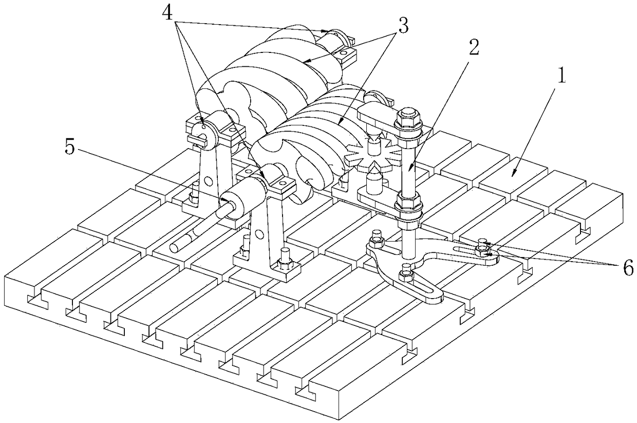 Rotary hydromechanical meshing characteristic test bench