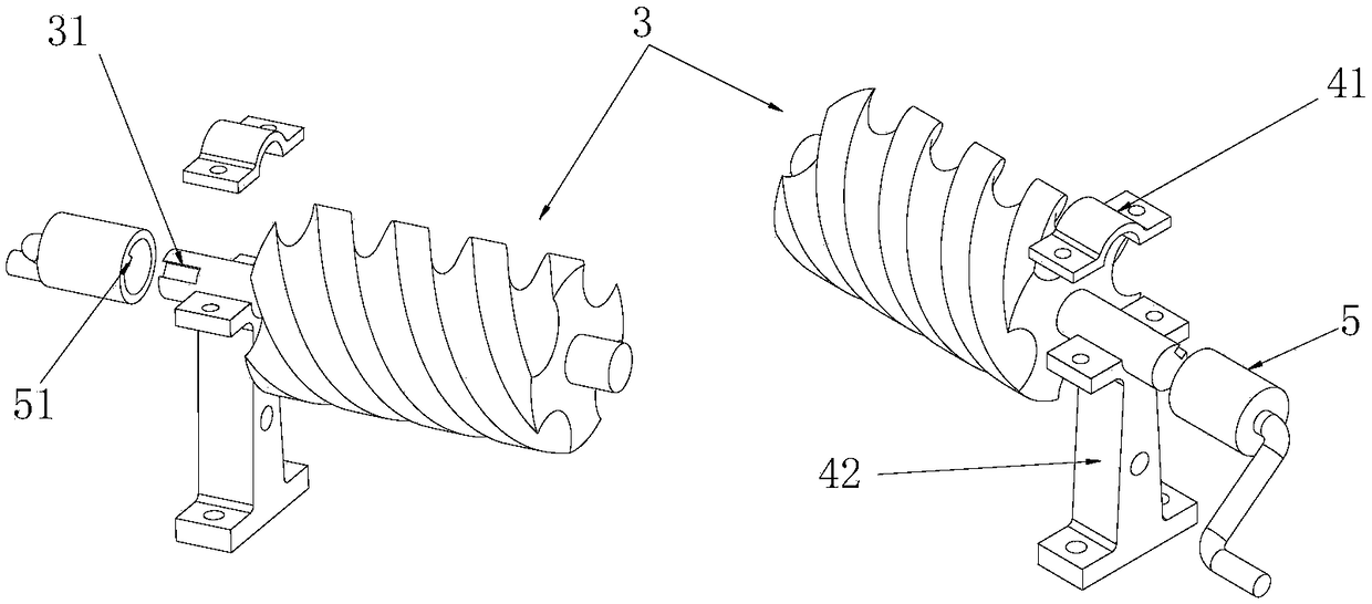 Rotary hydromechanical meshing characteristic test bench