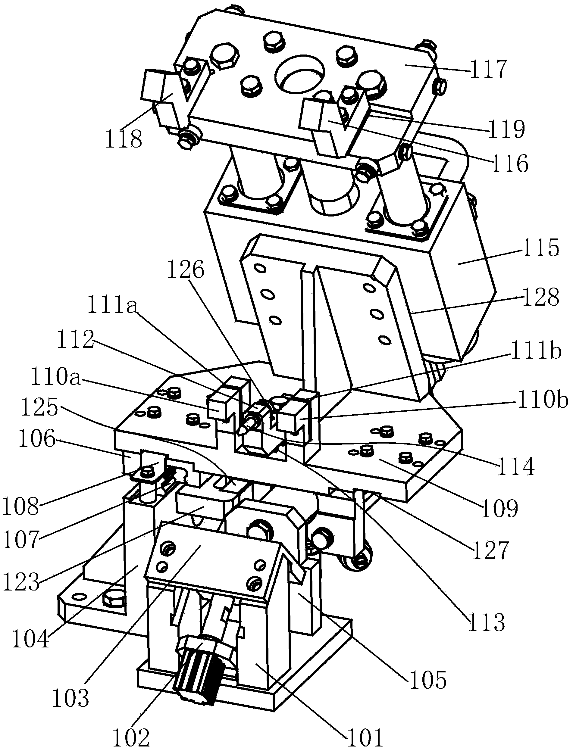 Clamp for steering column upper installation support of dashboard cross beam