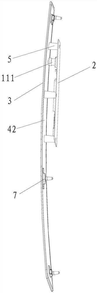 Intelligent B-pillar trim panel assembly of automobile and identity recognition method