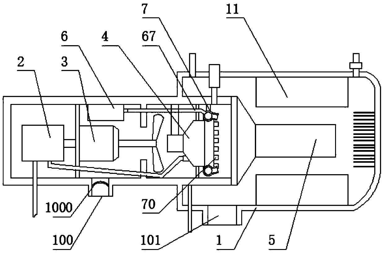 Heating module assembly of parking heater