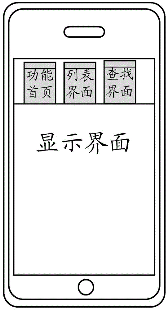 Interface switching method and apparatus