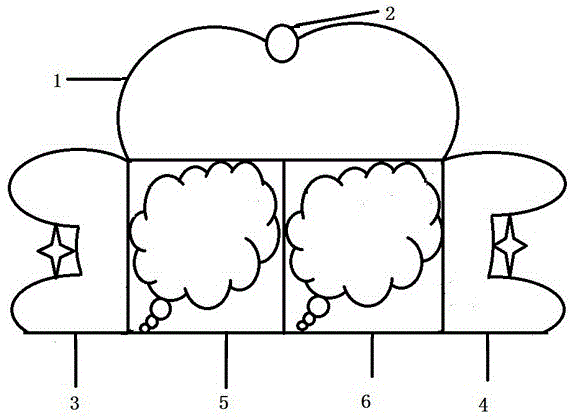 Portable photo placing device