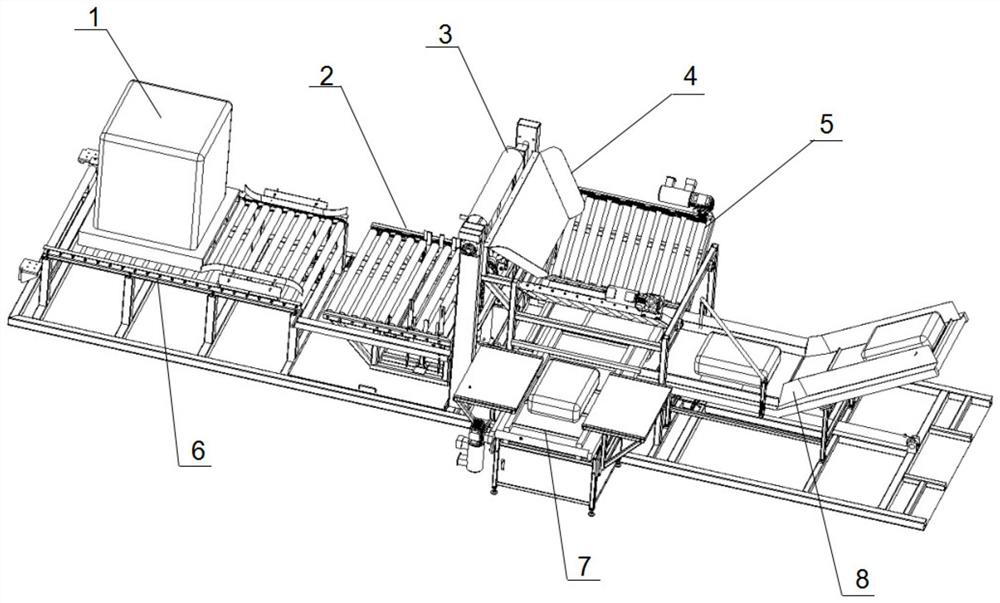 Automatic unpacking and chopping equipment for bagged materials