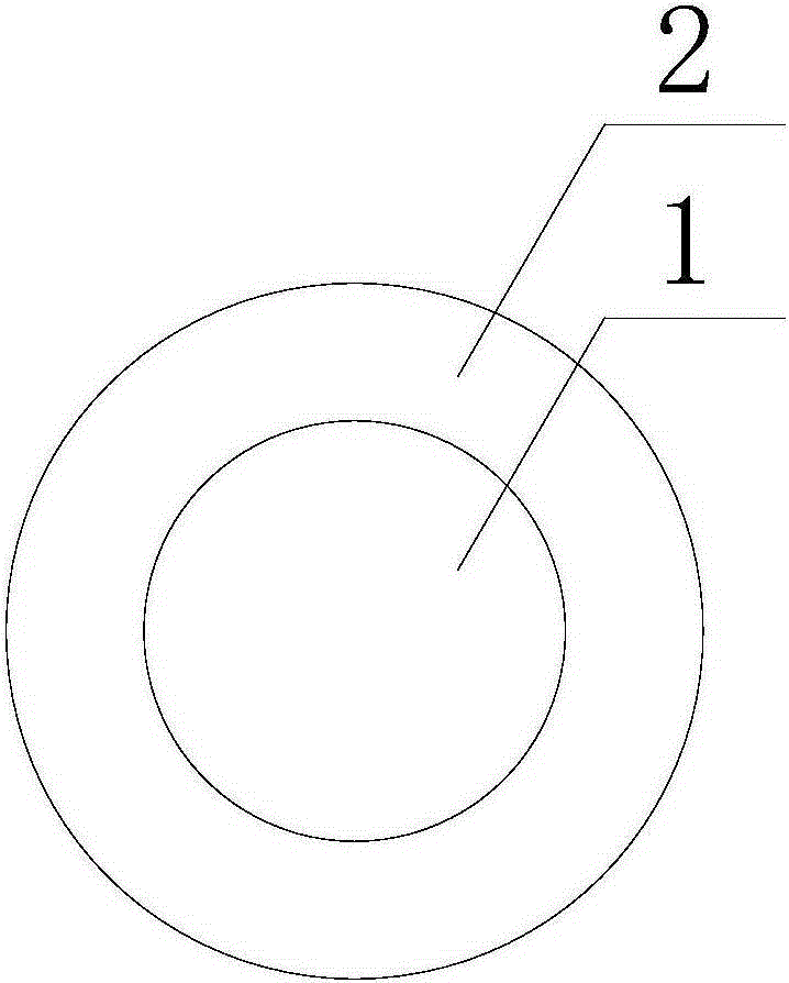 Cable with fluorine-modified polyacrylate sheath layer