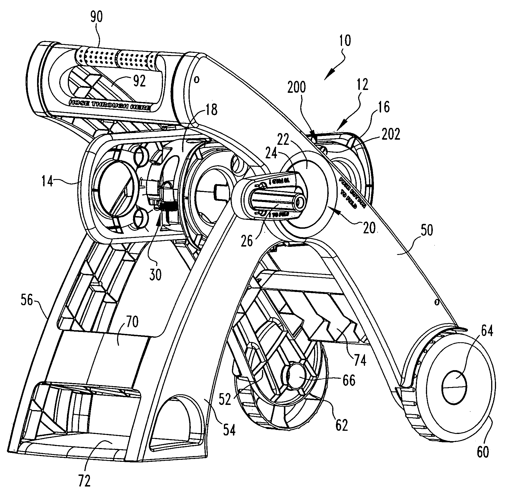 Garden hose reel