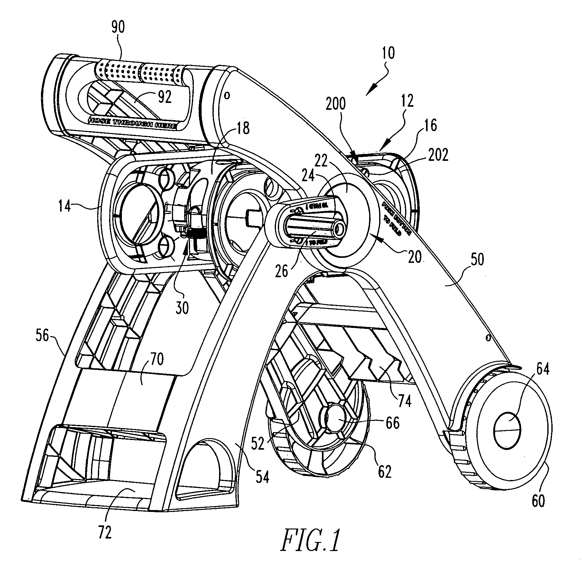 Garden hose reel