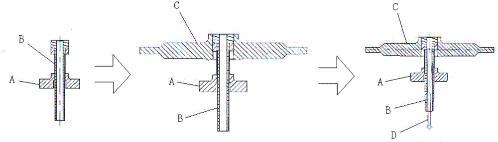 High-precision compression-configured device of electro-hydraulic servo valve armature component