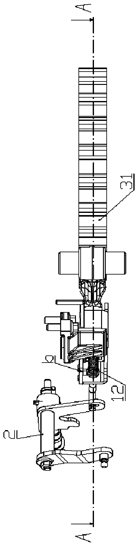 Automatic transmission mechanical parking mechanism