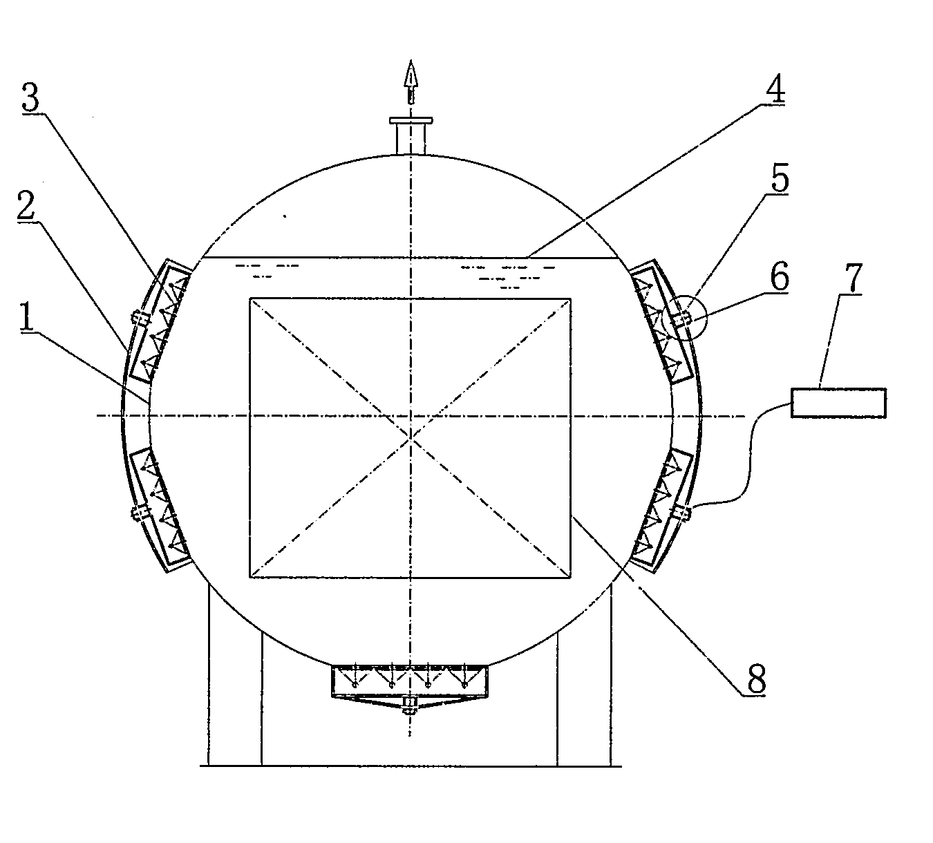 Ultrasonic vacuum energy-saving cleaning machine