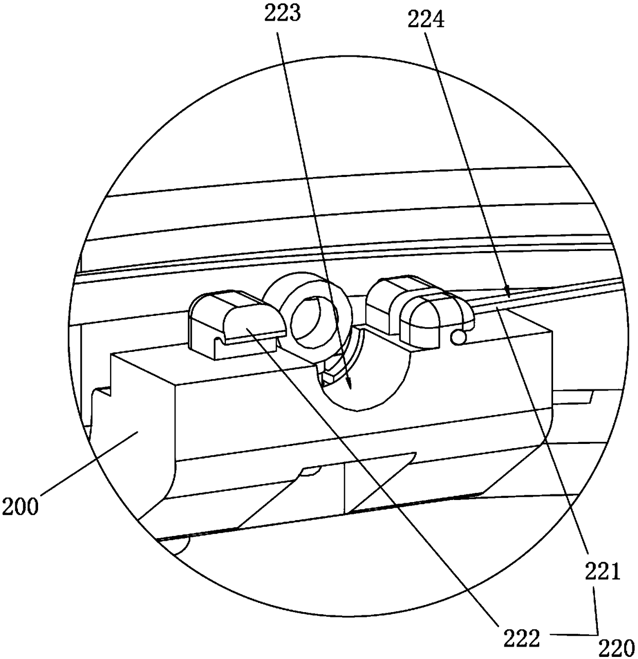 Intracranial lesion positioning and puncture device and skull drilling and positioning device thereof