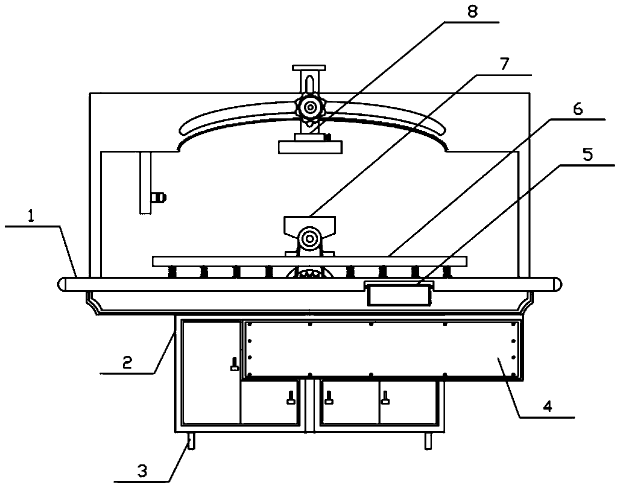 Hydraulic cylinder blocked damage detection device