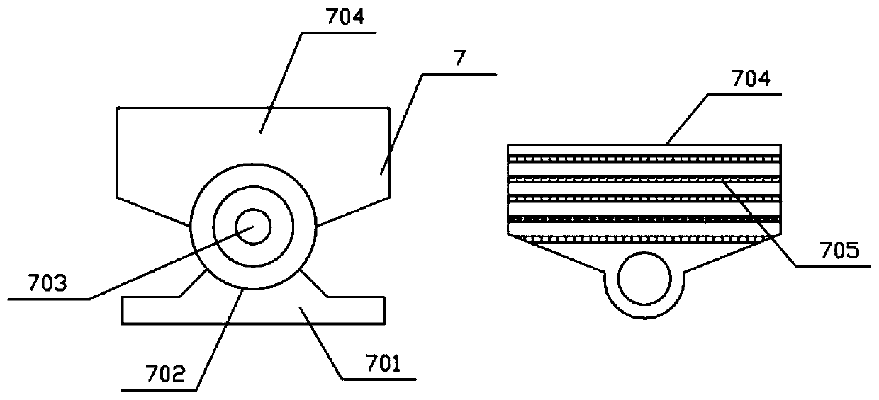 Hydraulic cylinder blocked damage detection device