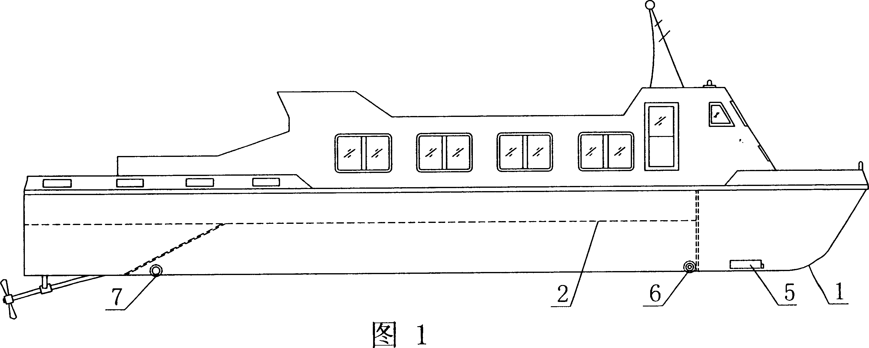 Energy-saving high speed hovercraft hull