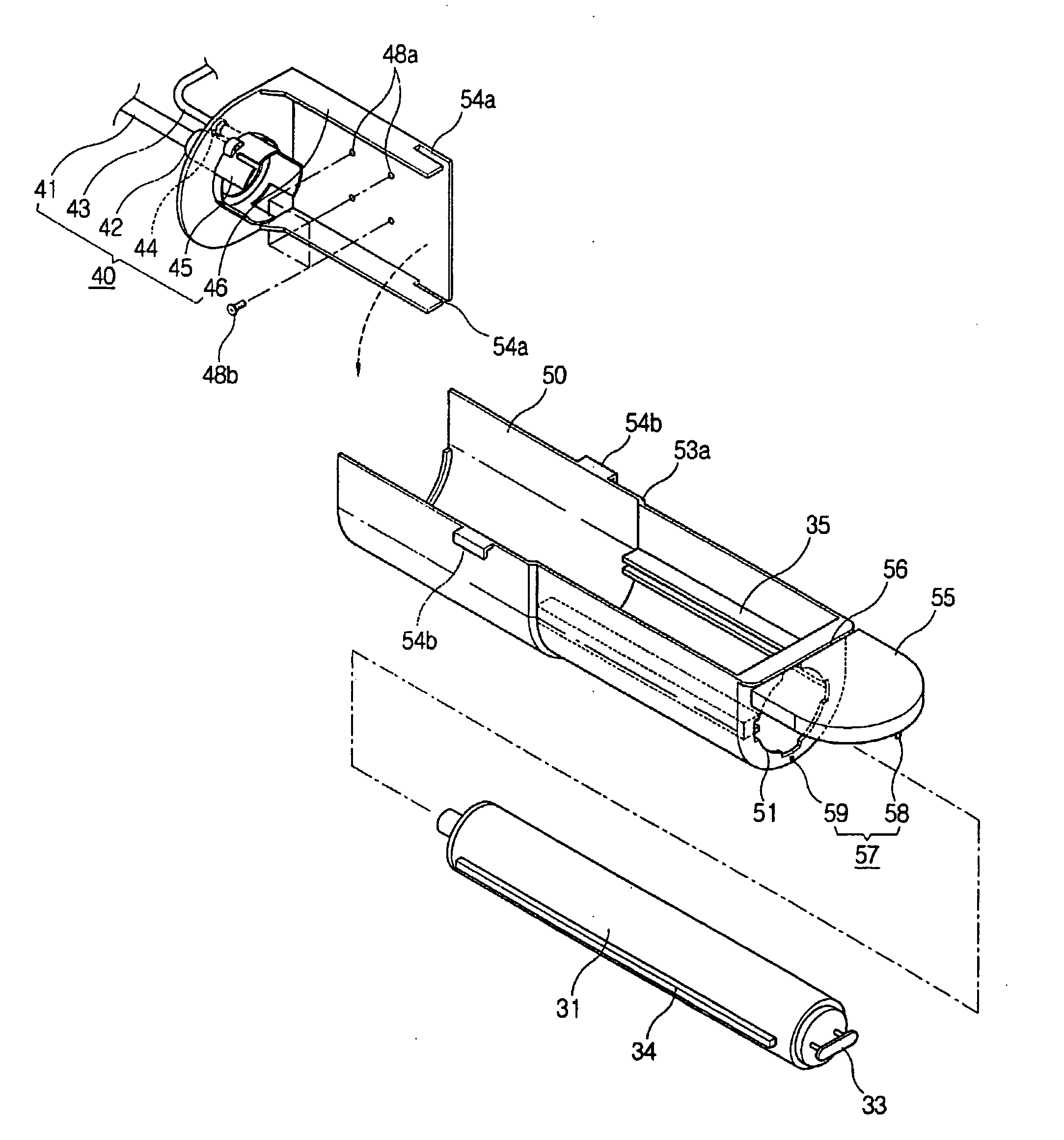 Water purification filter assembly for use in a refrigerator and refrigerator including the same