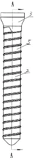 Absorbable hollow pin for lock pin and preparation method