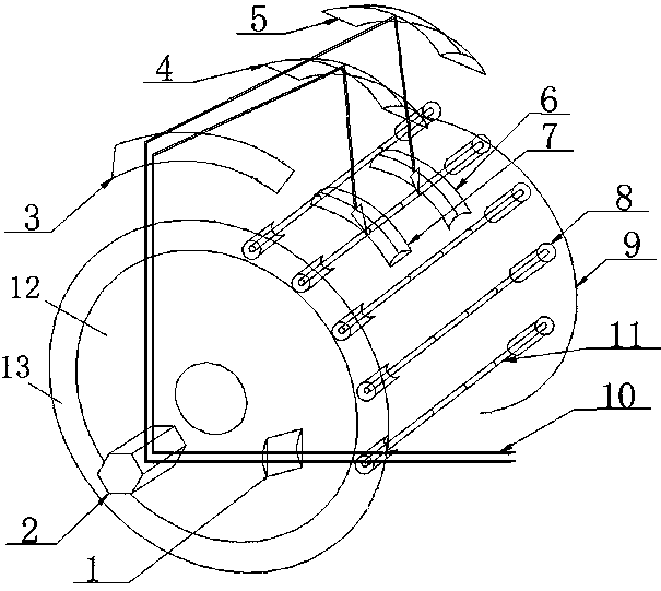 Laser perforating device with wide scanning focus