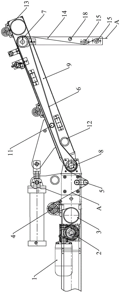 An ultra-low tension doffing device