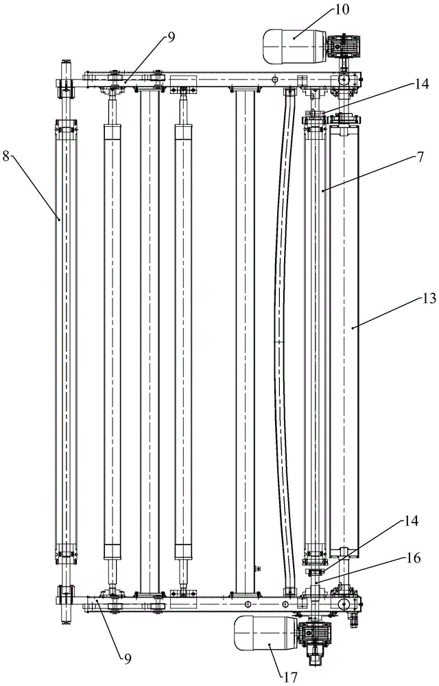 An ultra-low tension doffing device