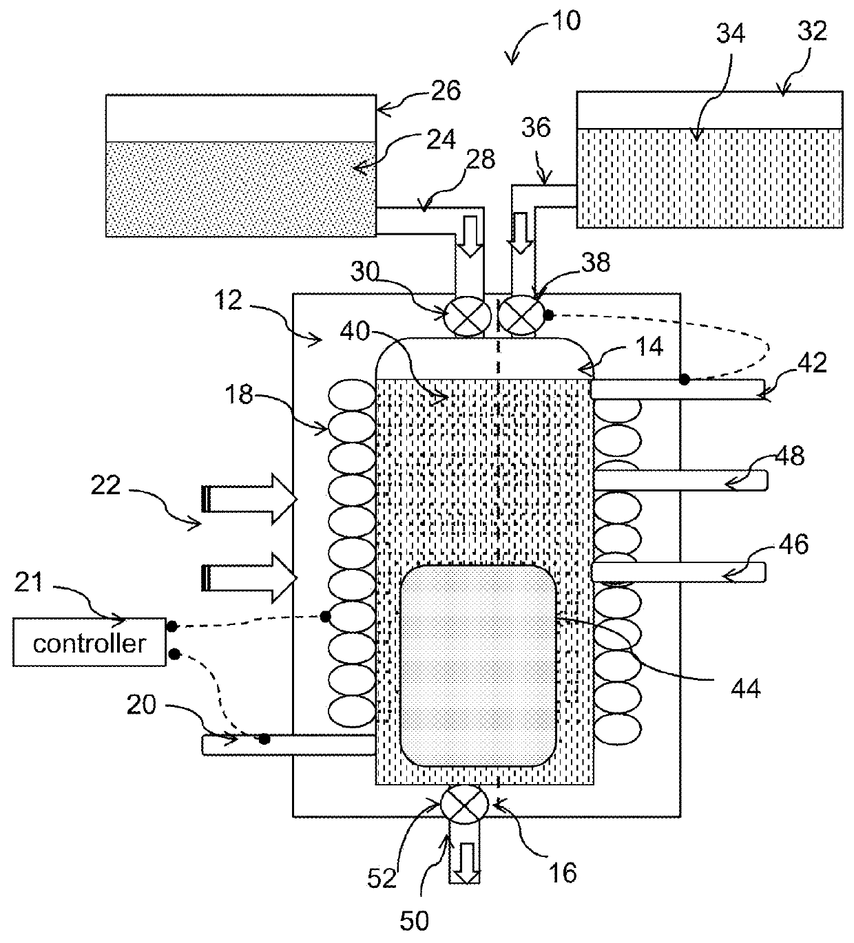 Method for additive manufacturing using pH and potential controlled powder solidification