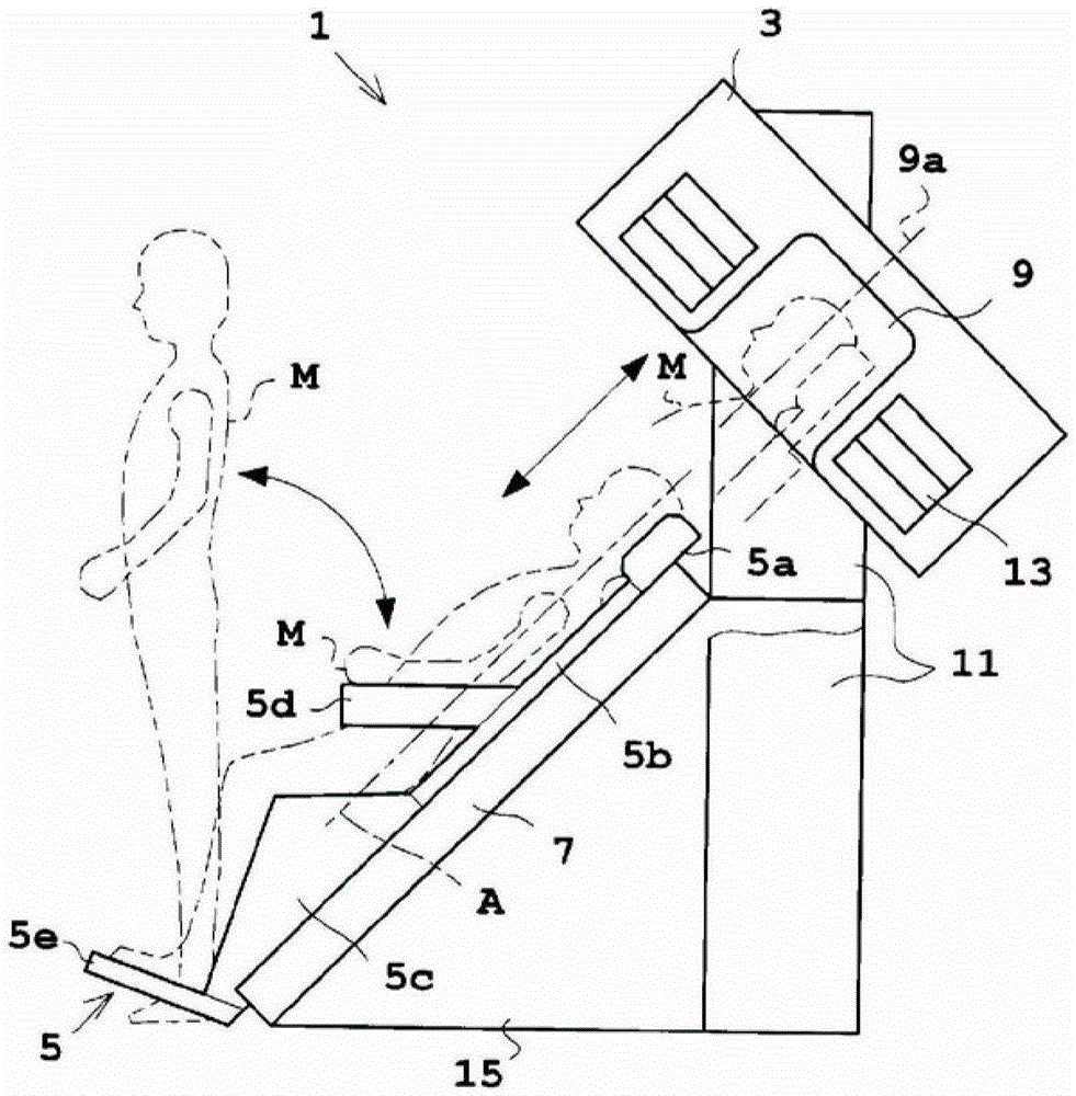 Tomography device