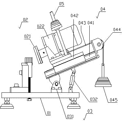 Constant angle constant pressure automatic compensation feeding device and compensation feeding method thereof