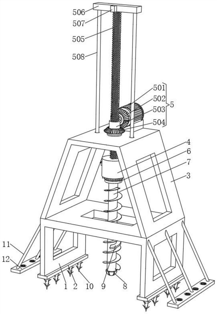 Shale gas exploration sampling device for micro-grid power generation