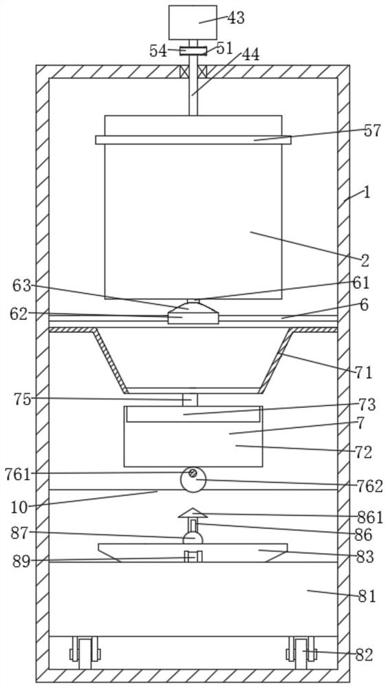 Grinding device for sesame paste processing