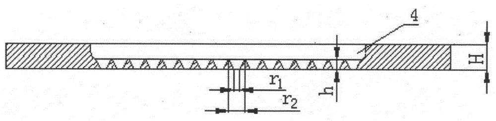 Pouring transformer mold honeycomb hole cover